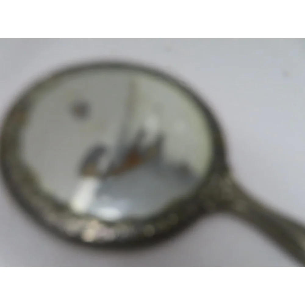 Vintage Vanity Style Hand Held Mirror 9.5